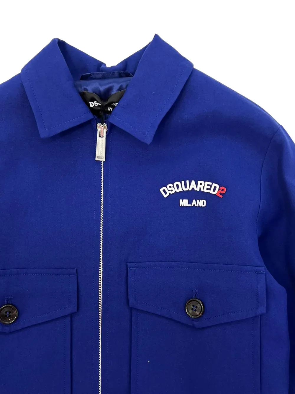  Dsquared2 Kids Logo-print Jacket - Blue 