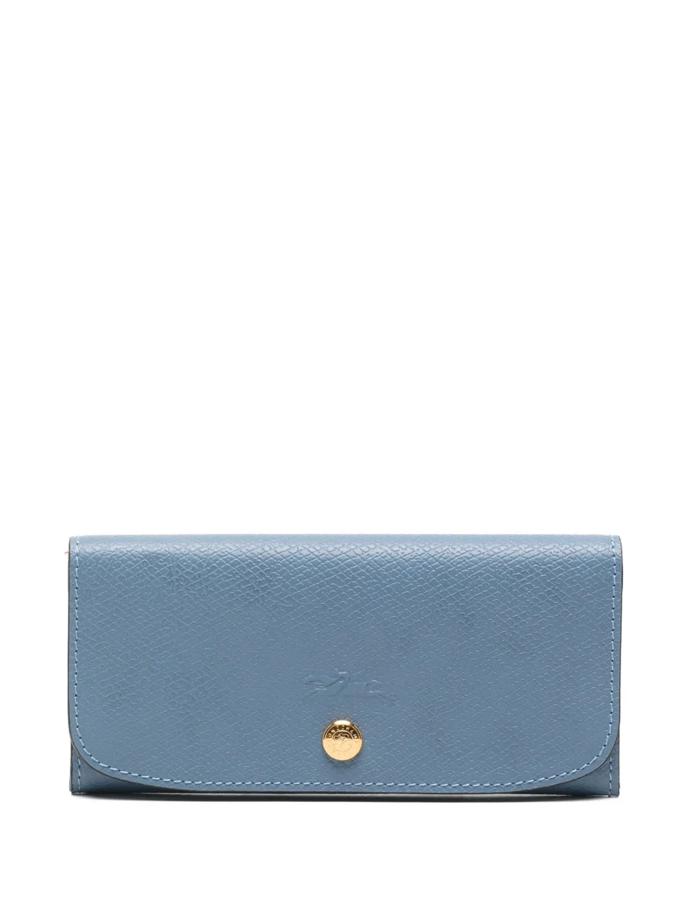 Longchamp Épure logo-embossed wallet - Blu