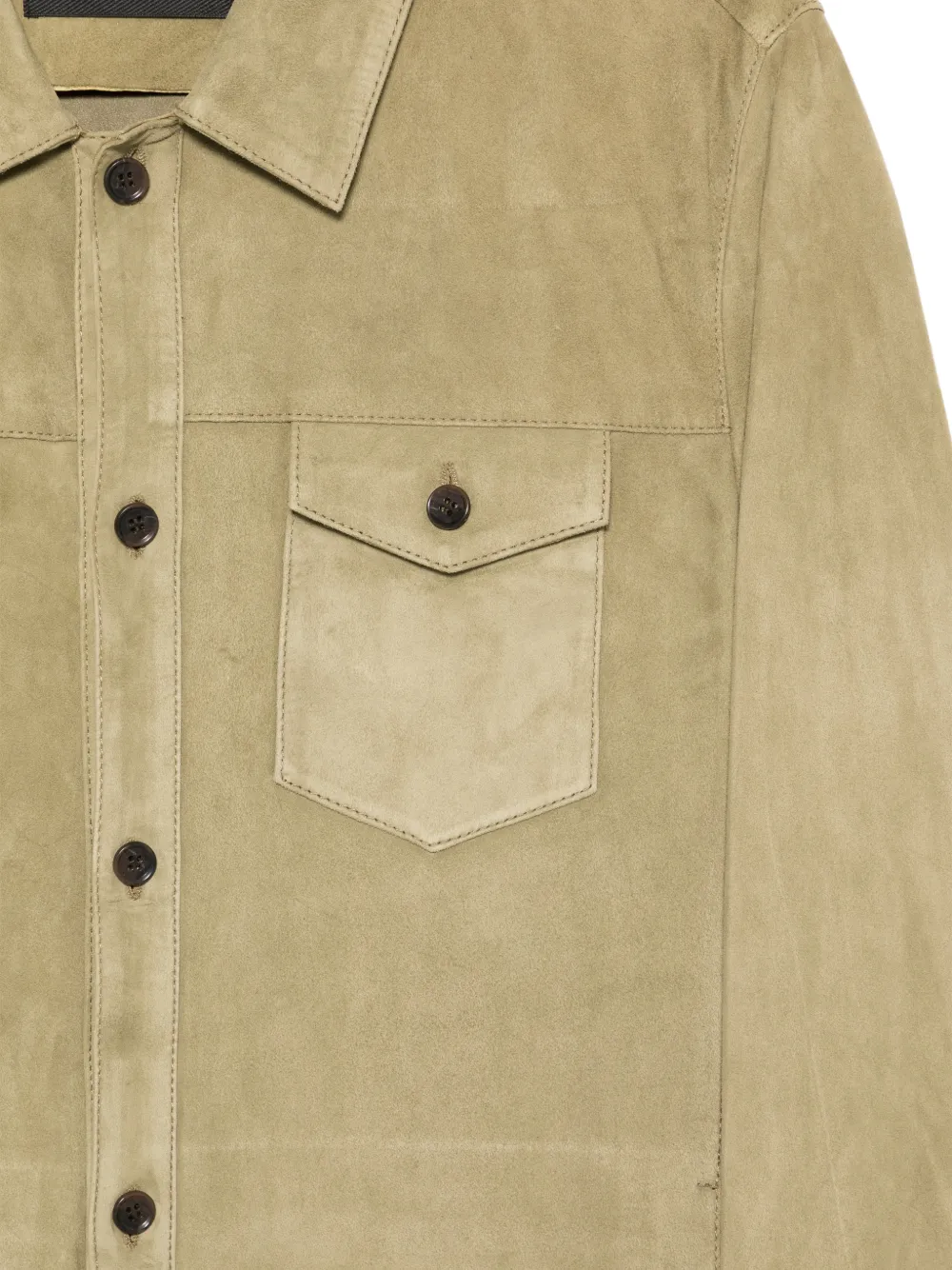  Arma Dex Buttoned Pockets Shirt - Green 