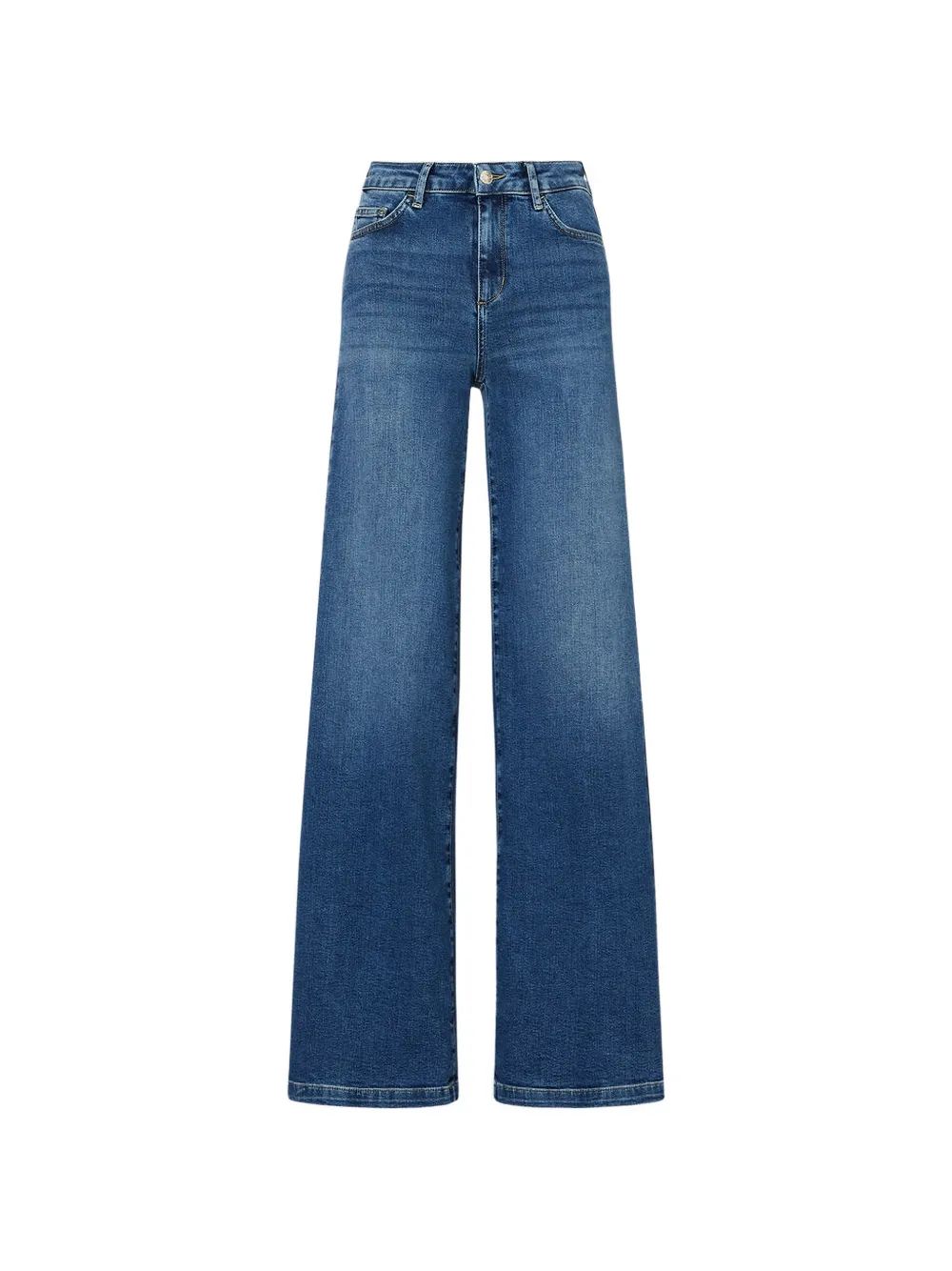LIU JO logo-buckle jeans - Blu