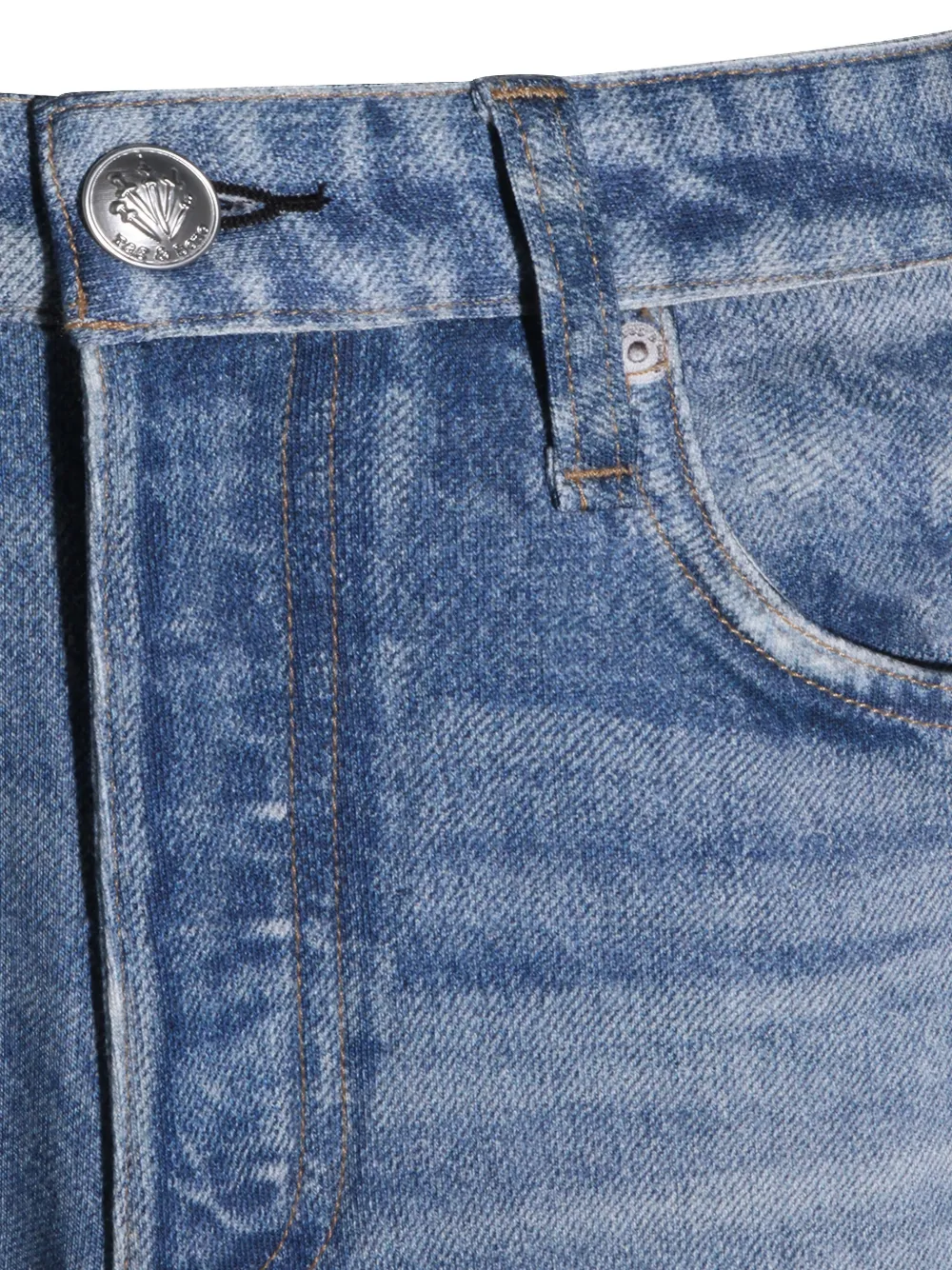  Rag & Bone Button Jeans - Blue 