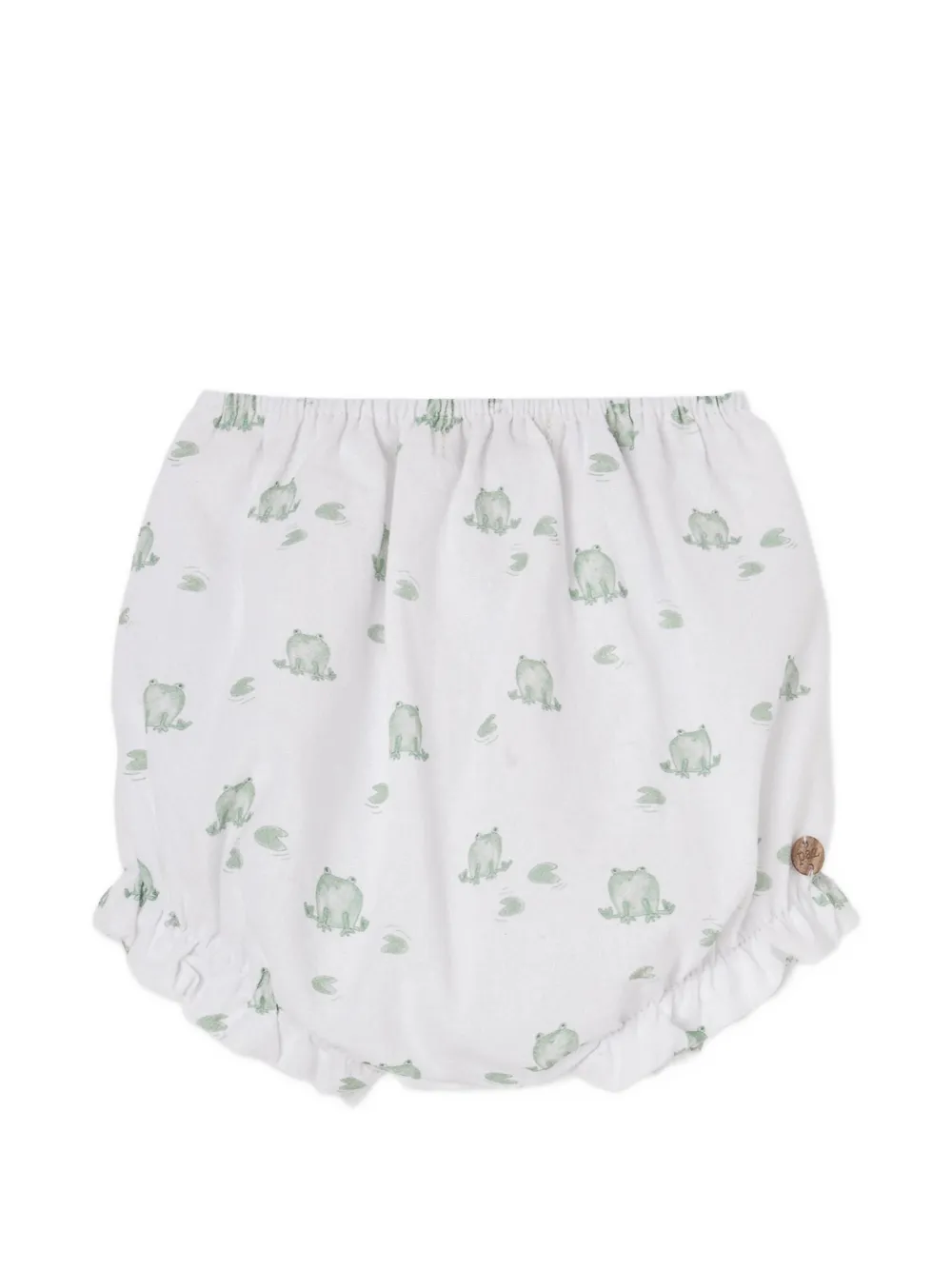  Paz Rodriguez Frog-print Dress Set - Green 