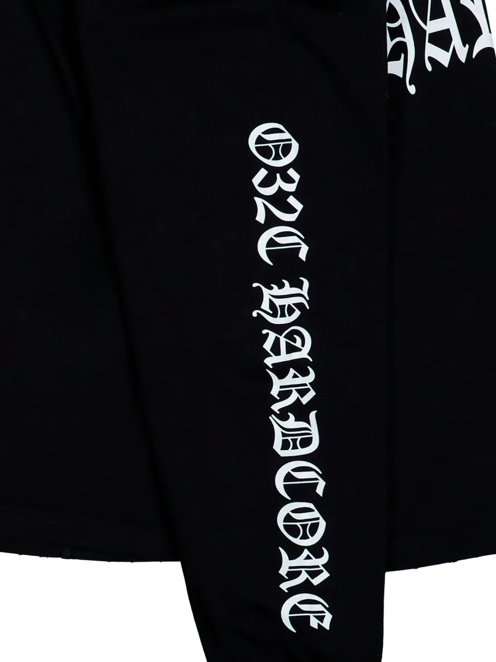 lettering-print long-sleeve sweatshirt