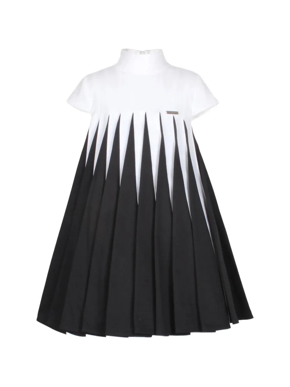 JESSIE AND JAMES KIDS pleated detail dress - Black