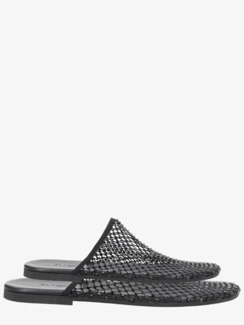 Alysi mesh-embellished flat mules