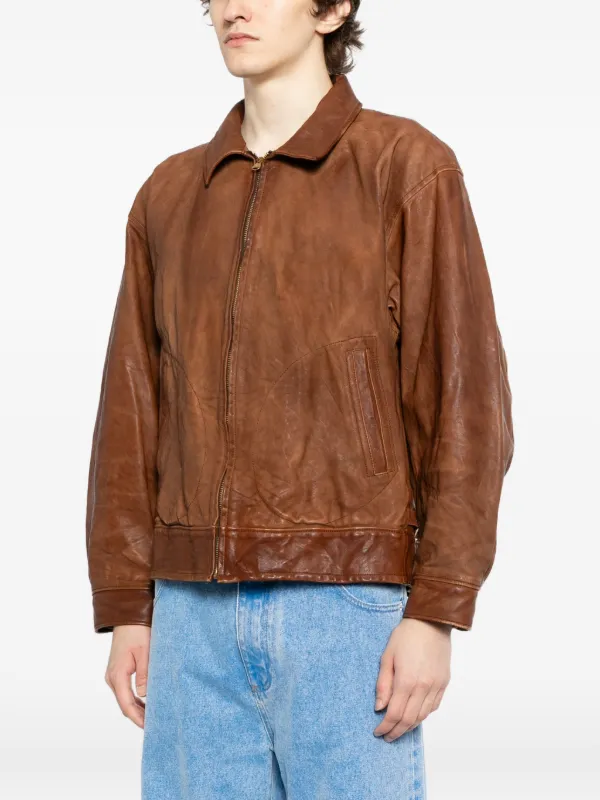 ヴィズヴィム　VISVIM スウェードレザージャケット Visvim Strato Leather Jacket | Brown | FARFETCH AO