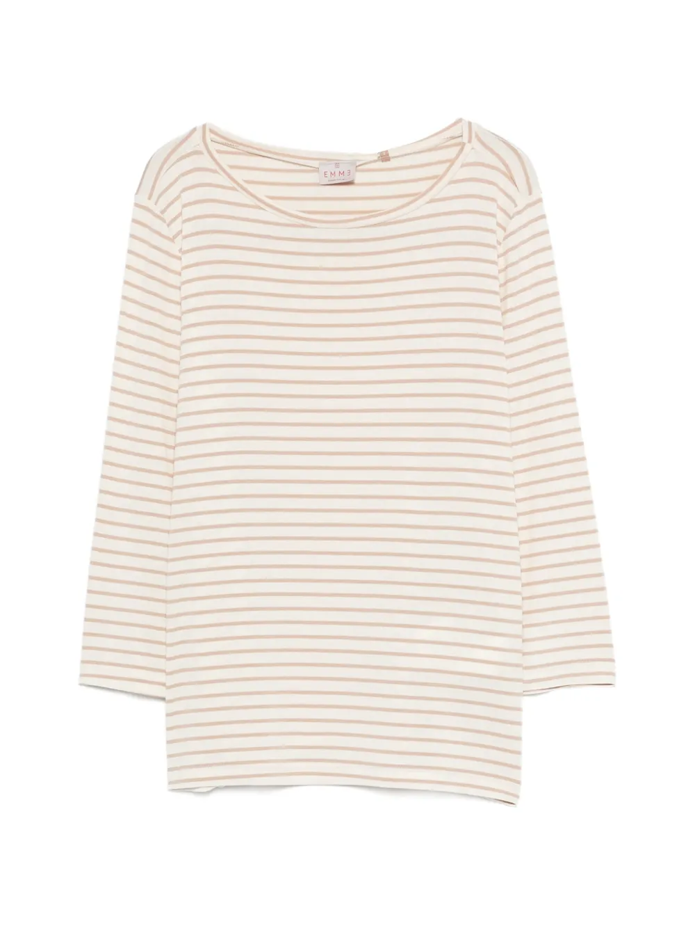 Marella striped long-sleeve T-shirt - Toni neutri