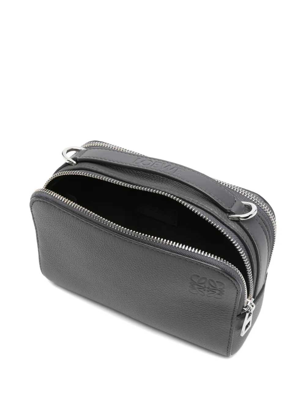 LOEWE Kalfsleren mini-shopper Grijs
