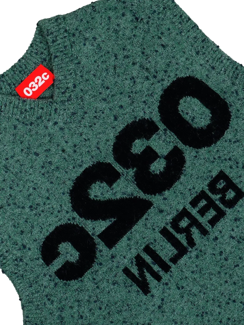  032c Logo-detail Vest - Green 
