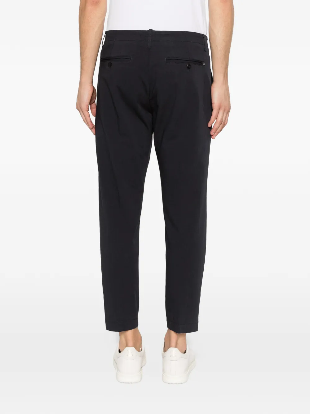 DONDUP Broek met plooien Blauw