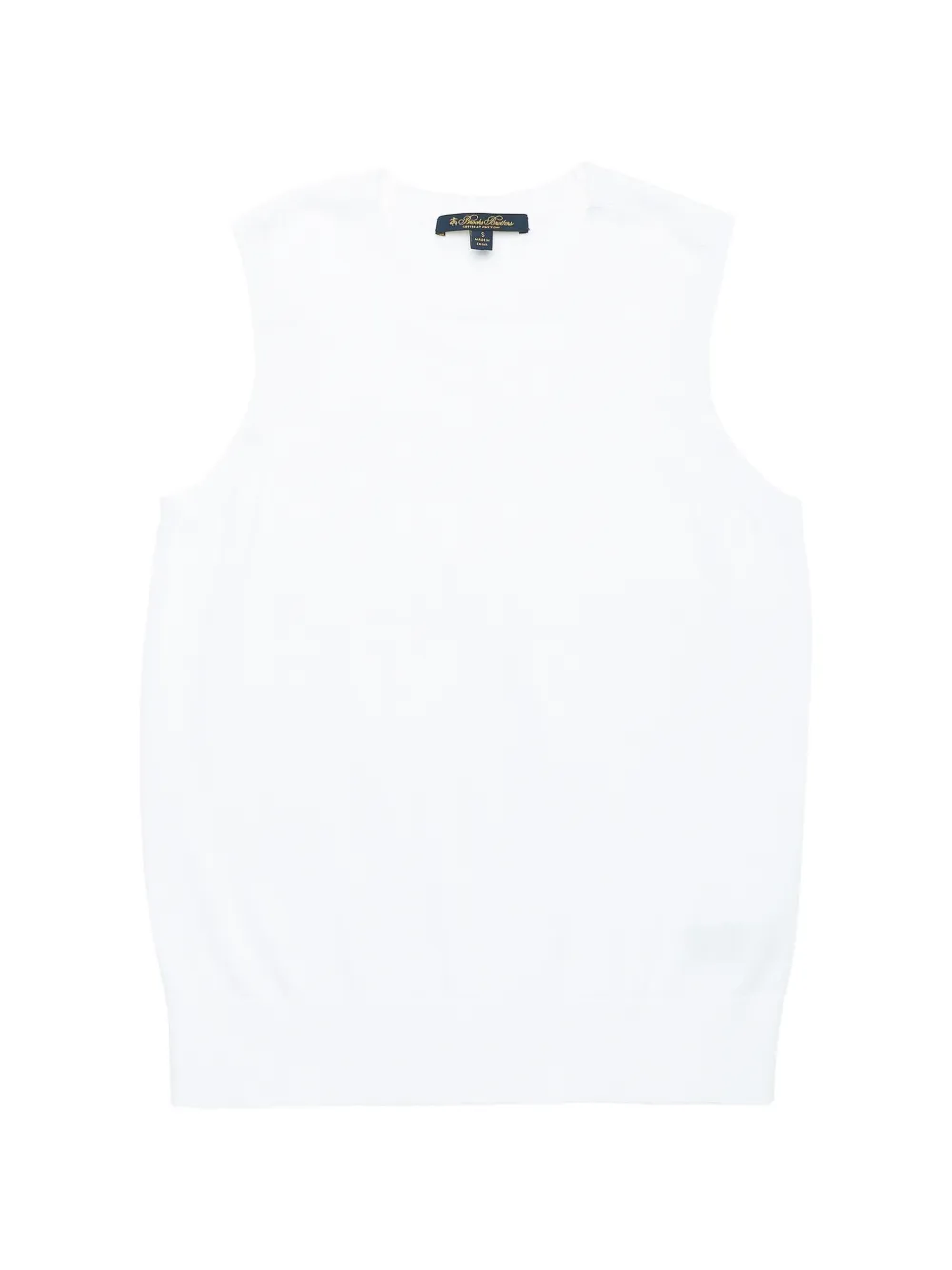 Brooks Brothers Top a coste - Bianco