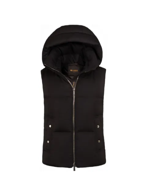 Moorer FUENTE-BA1 detachable-hood cashmere gilet