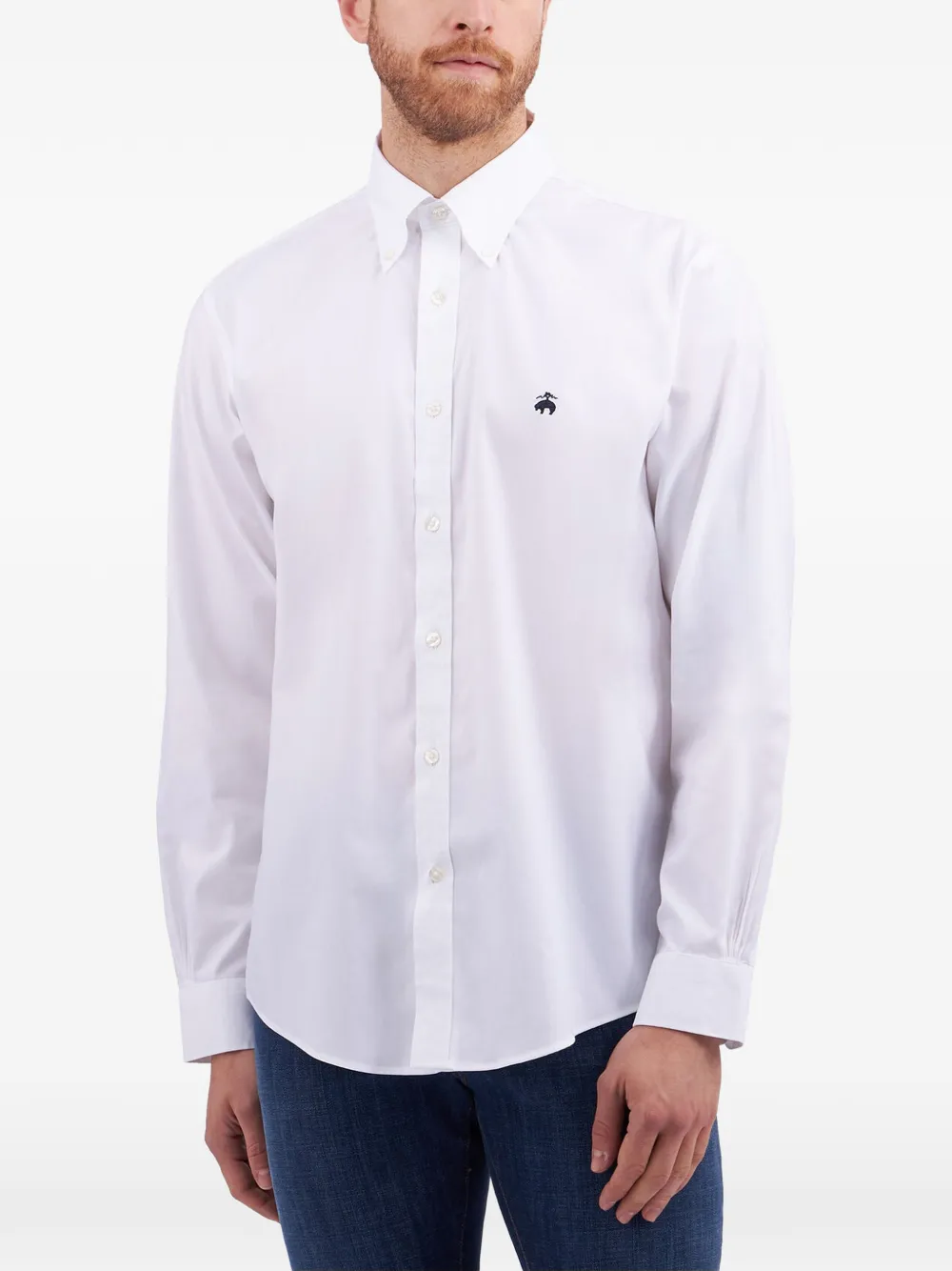 Brooks Brothers button-down regular fit shirt - Weiß