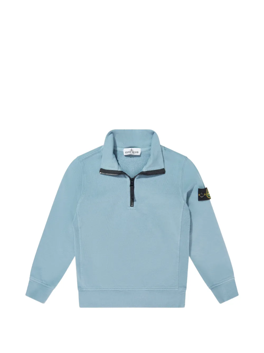 Stone Island Junior zip-up sweatshirt - Blu
