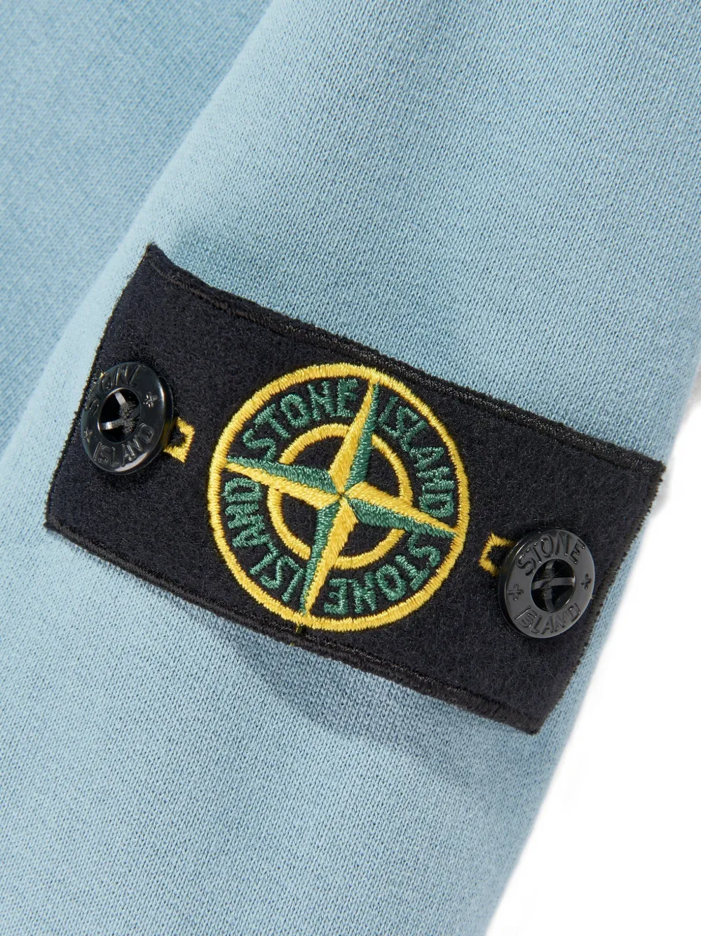 Stone Island Junior Sweater met rits Blauw