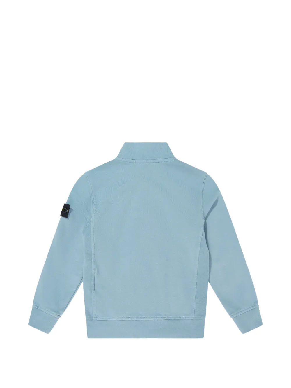 Stone Island Junior Sweater met rits Blauw