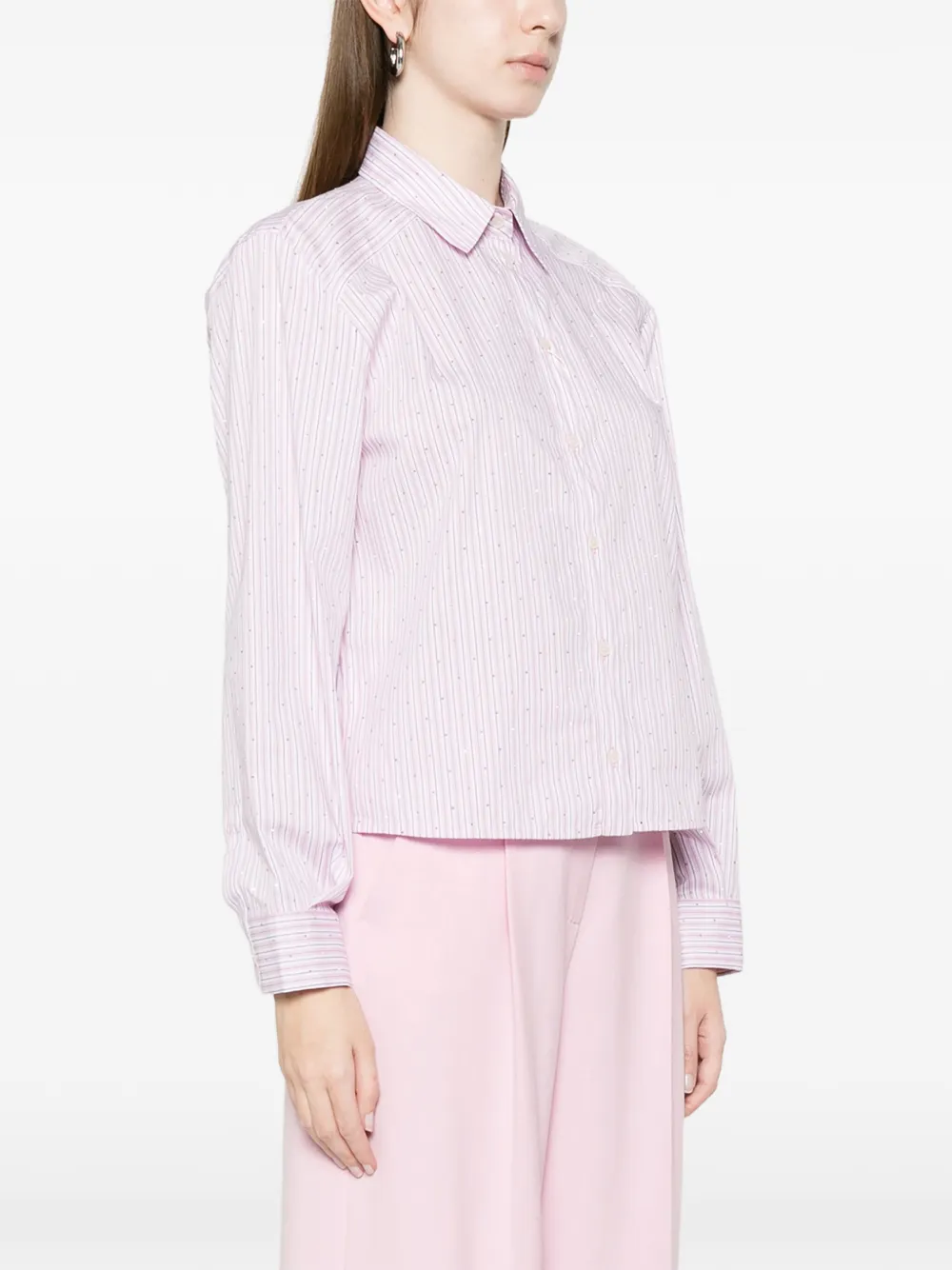  Marella Striped Shirt - Pink 