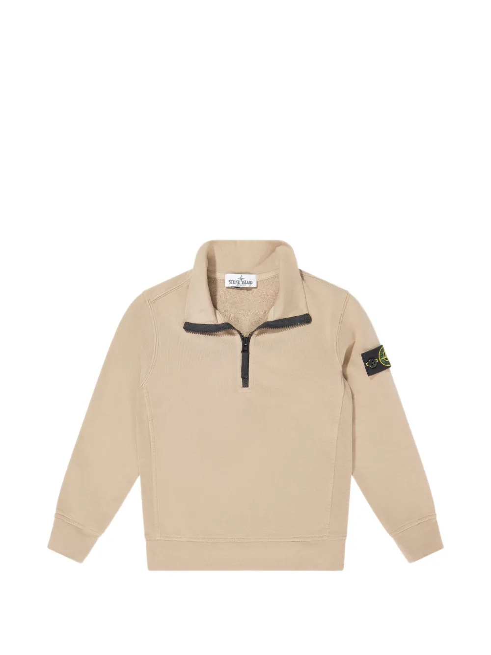 Stone Island Junior zip-up sweatshirt - Toni neutri