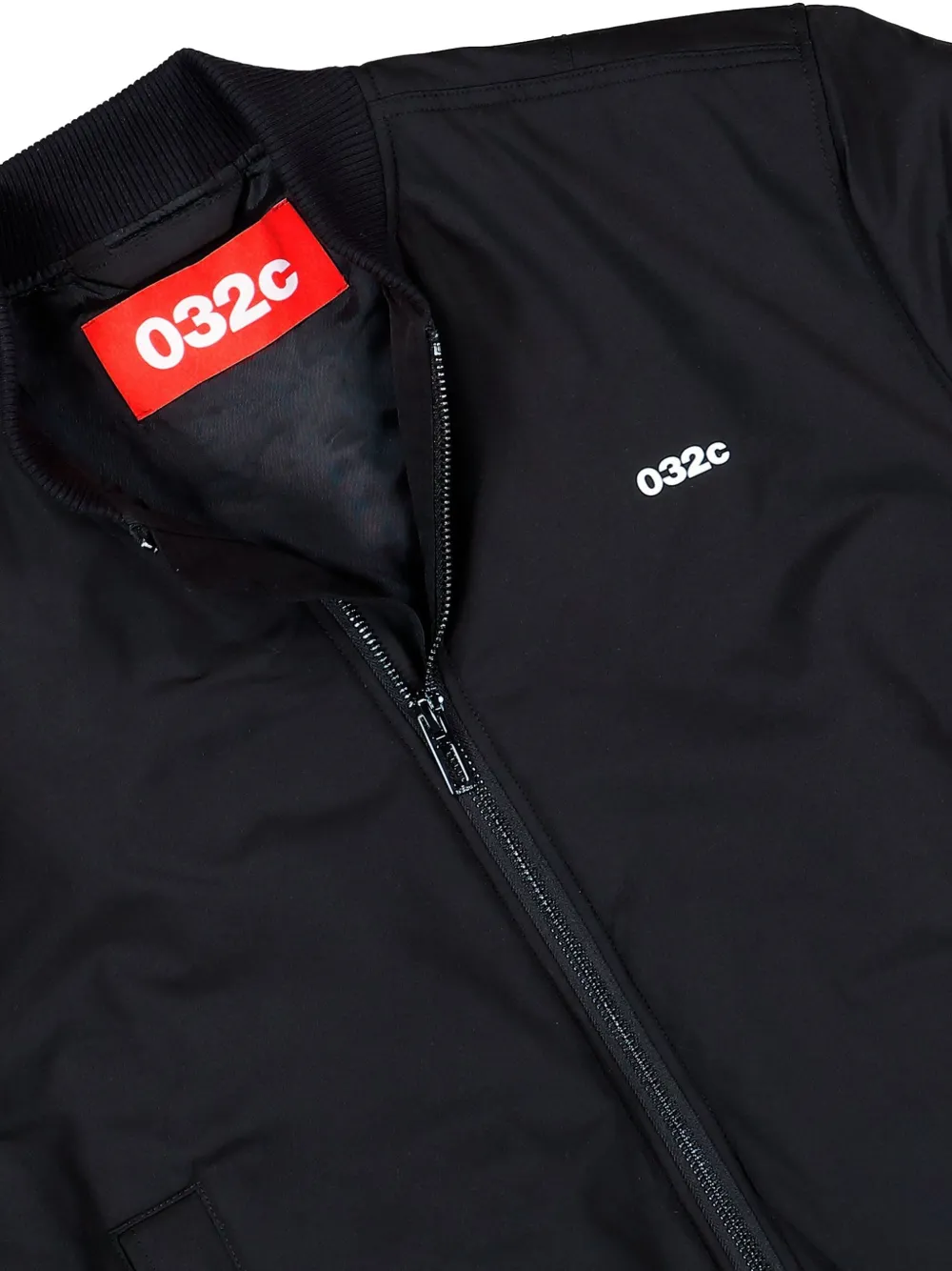 032c Bomberjack met rits Zwart