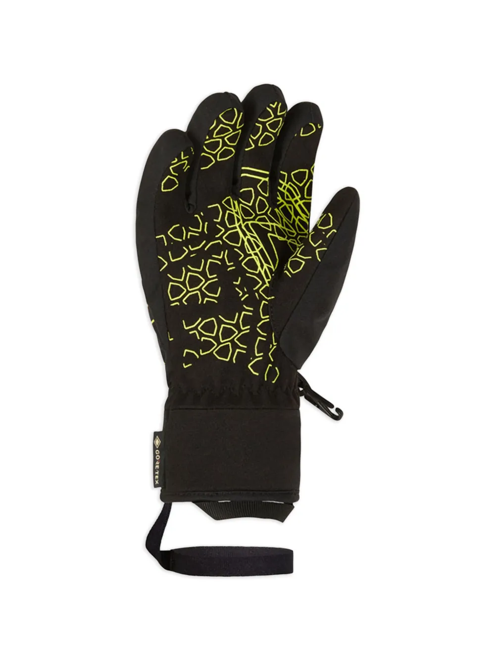  Ziener Geometric Print Gloves - Black 