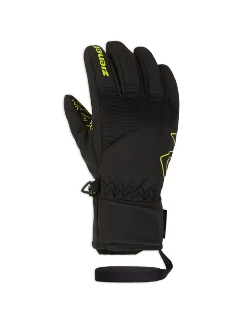 ZIENER geometric print gloves