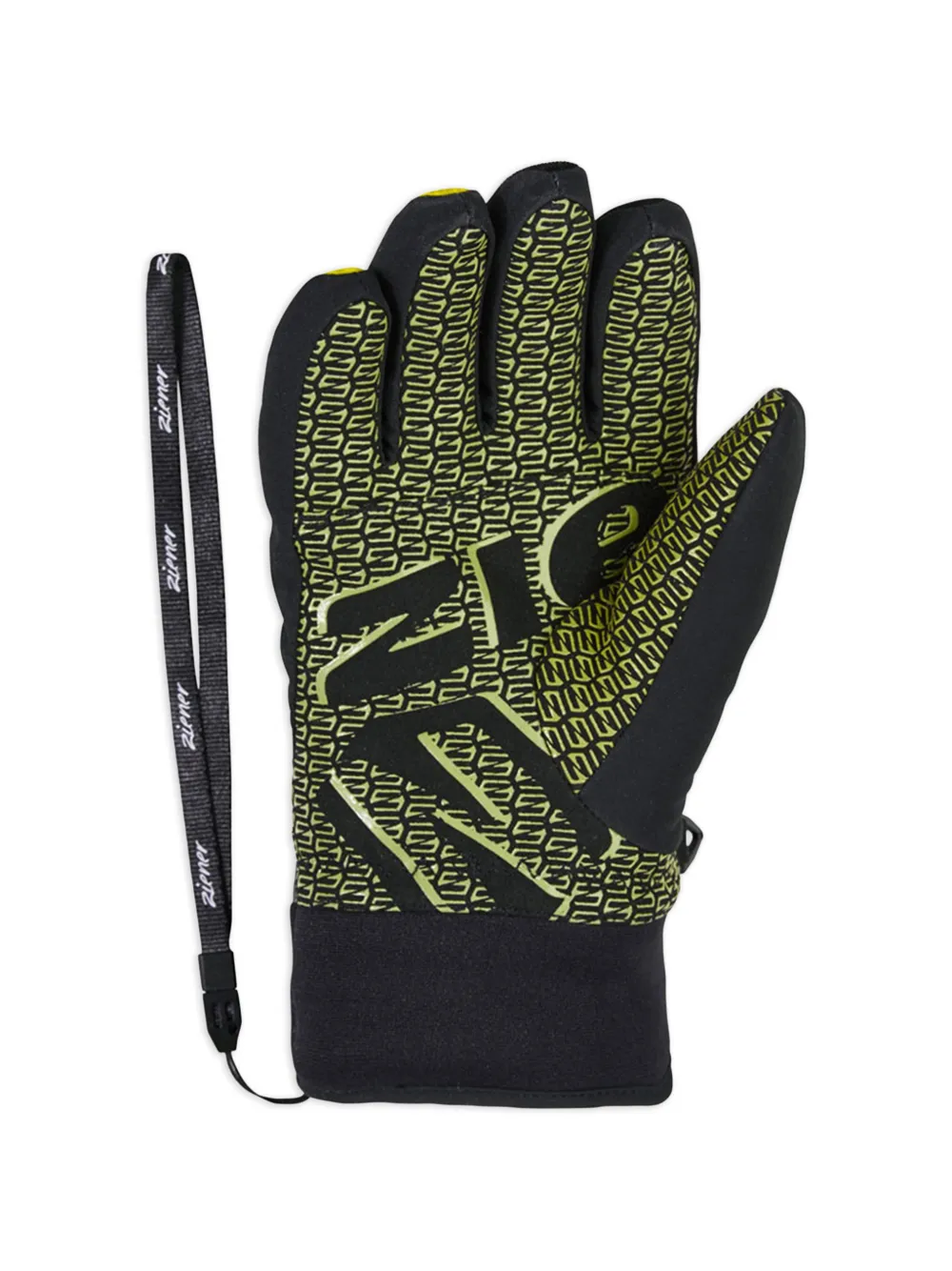  Ziener Logo Print Gloves - Black 