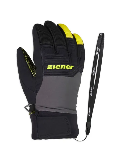 ZIENER logo print gloves
