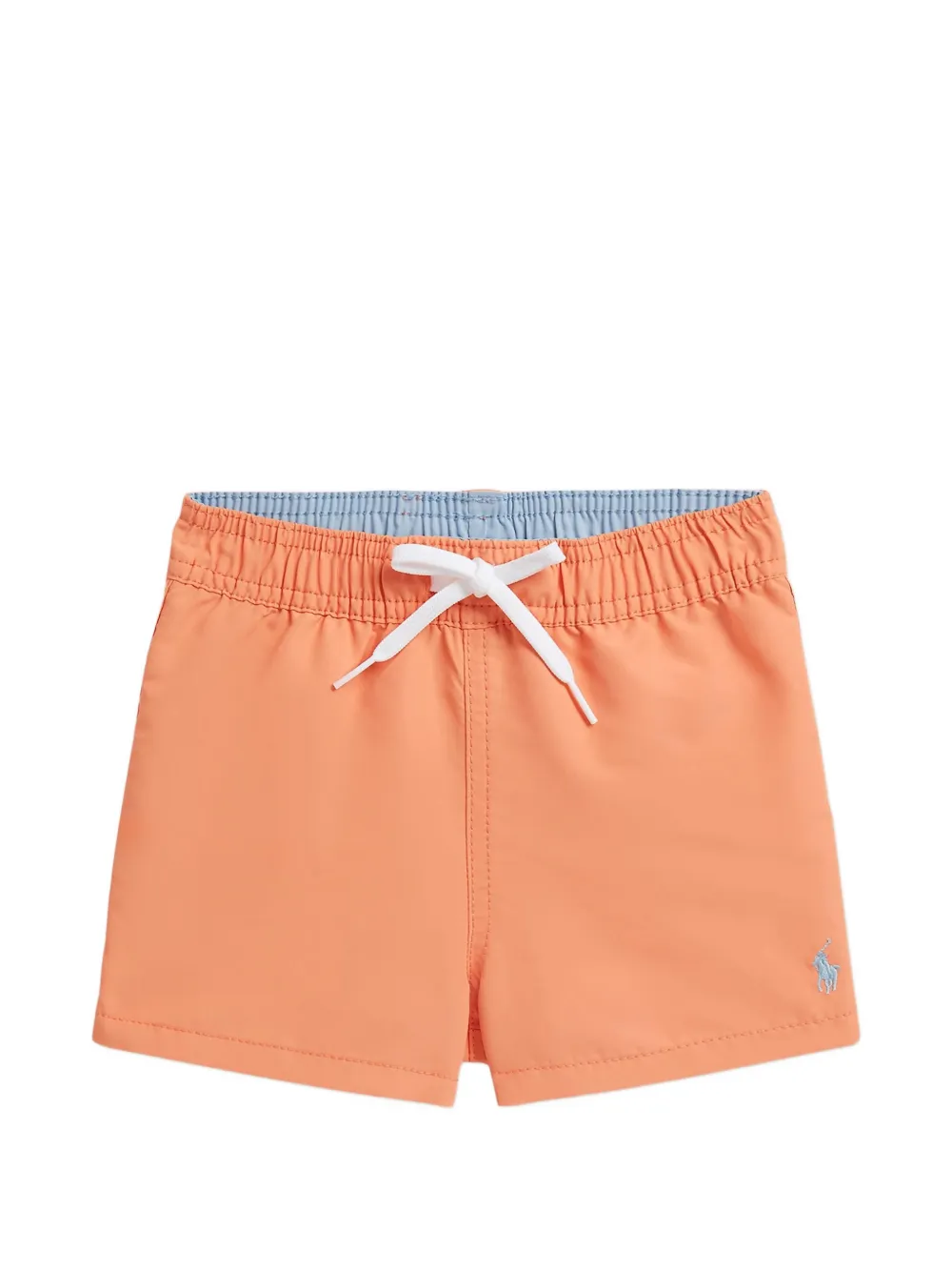 POLO RALPH LAUREN KIDS drawstring-fastening swim shorts - Arancione