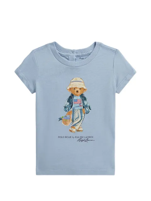 POLO RALPH LAUREN KIDS T-Shirt mit Polo Bear-Print