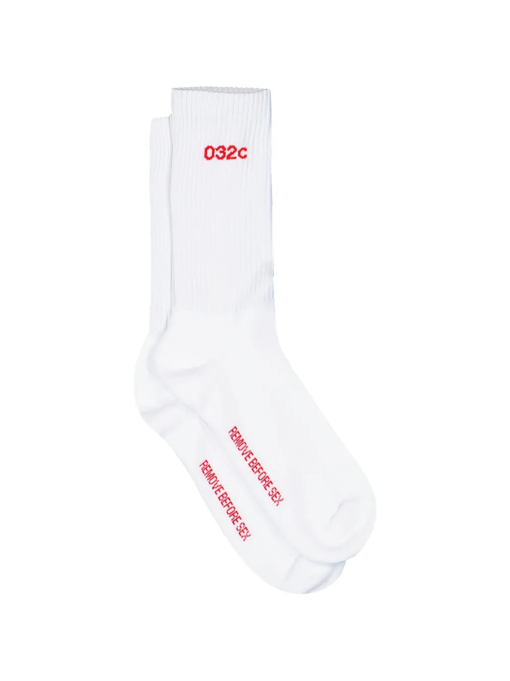  032c Lettering Two-pack Socks Set (set Of Two) - Black 