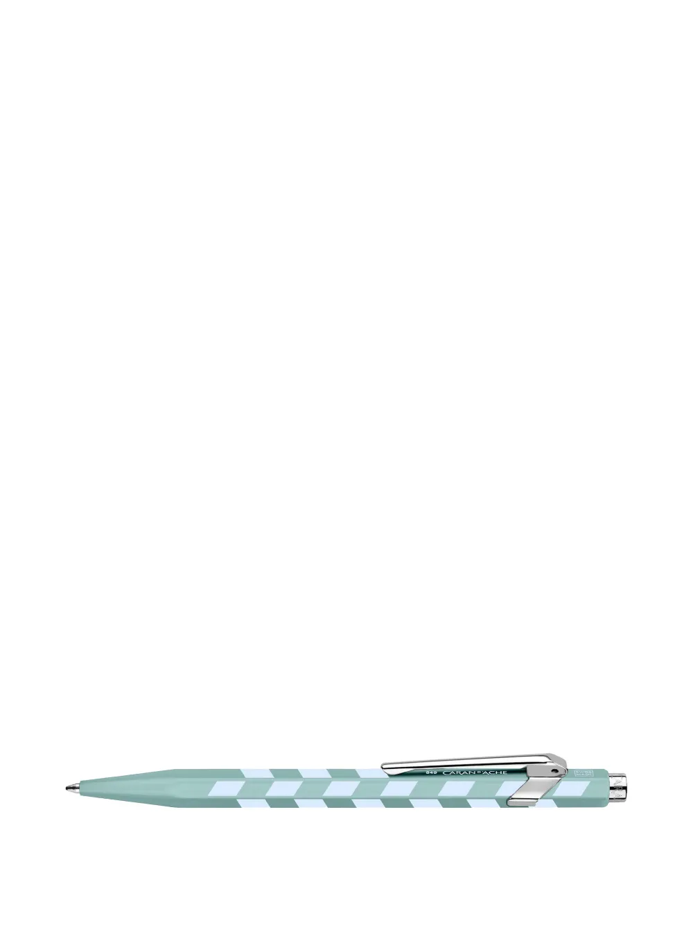 Caran d'Ache 849™ Mosaic checkered pen - Verde