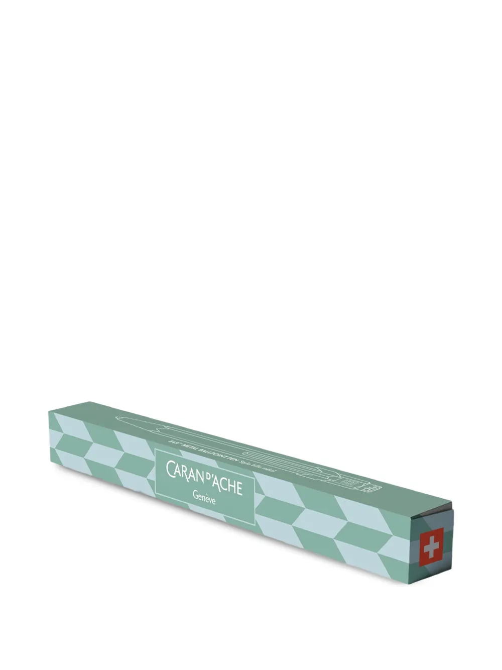  Caran D'ache 849™ Mosaic Checkered Pen - Green 
