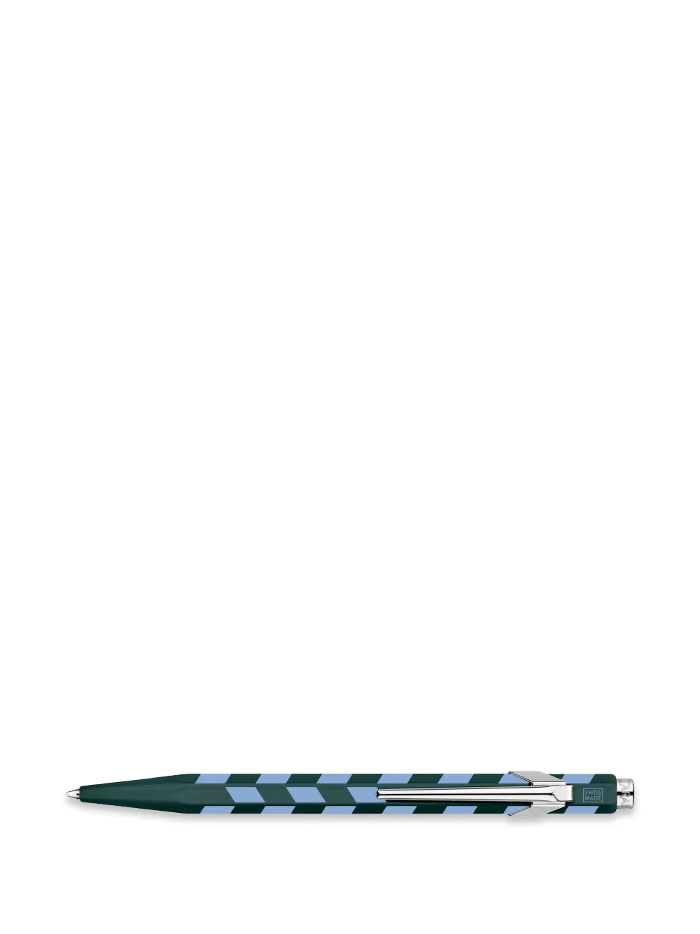  Caran D'ache 849™ Mosaic Checkered Pen - Green 