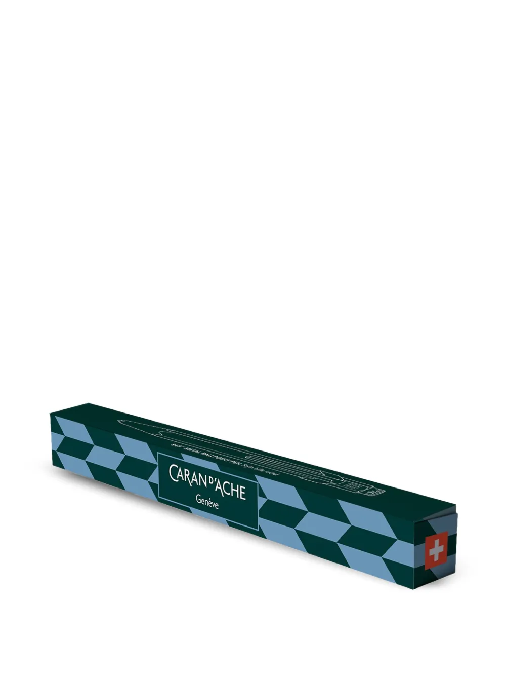  Caran D'ache 849™ Mosaic Checkered Pen - Green 