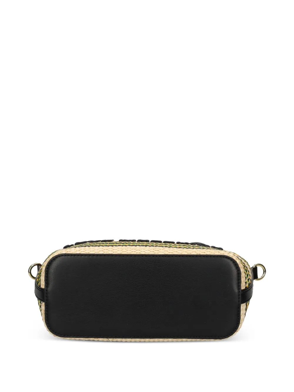 Love Moschino Gestreepte shopper Beige