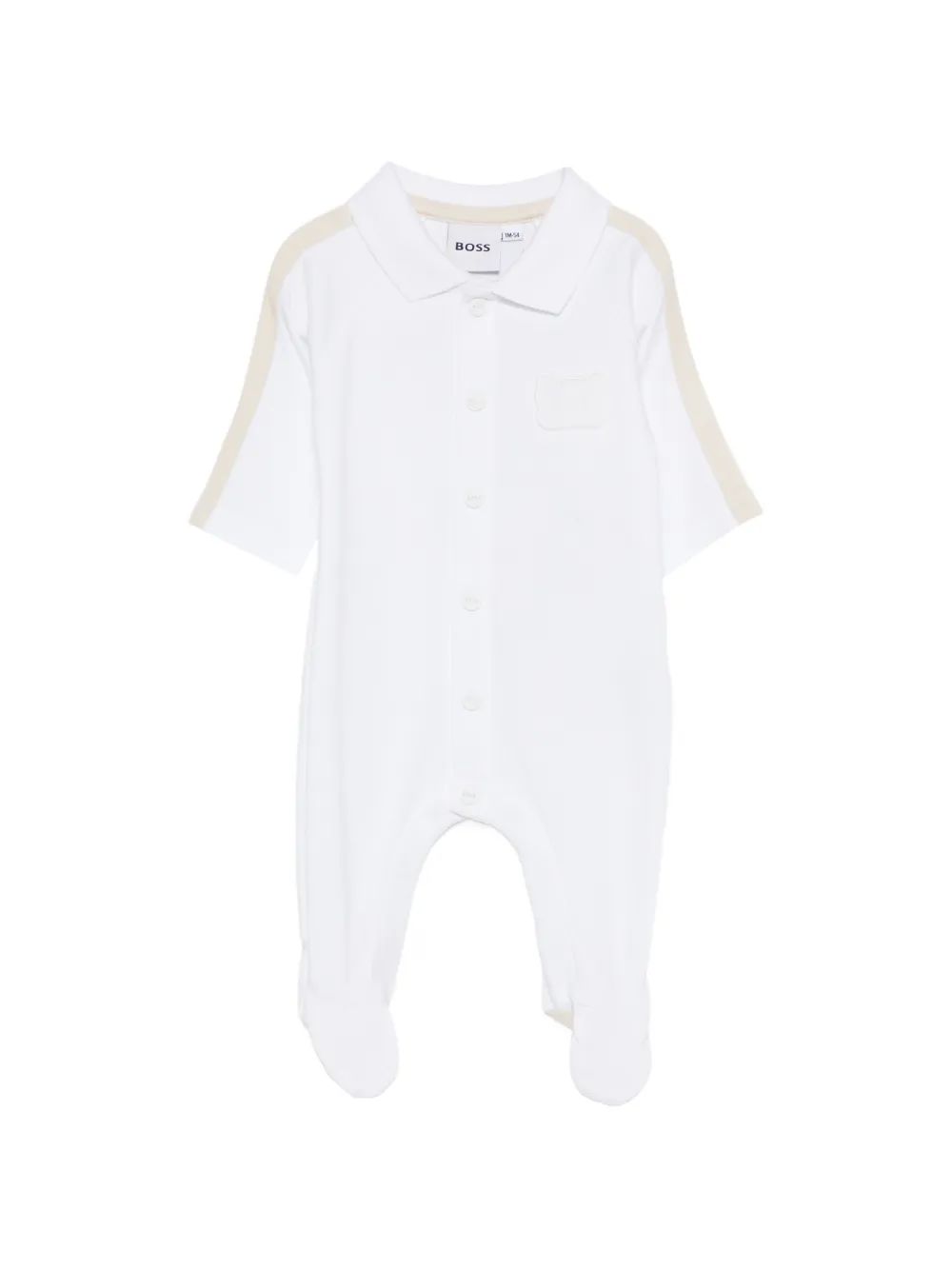 BOSS Kidswear logo-patch pyjama - Weiß