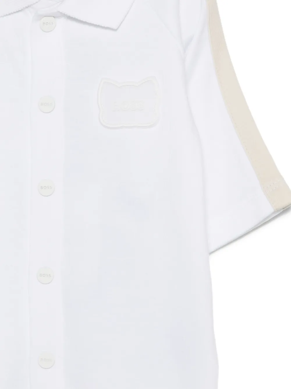  Boss Kidswear Logo-patch Pyjama - White 