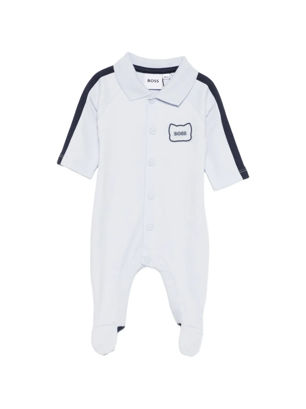 BOSS Kidswear logo-patch pyjamas - Blu
