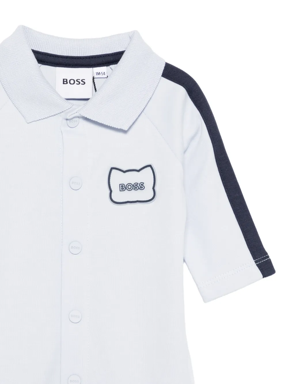  Boss Kidswear Pyjama à Patch Logo - Bleu 