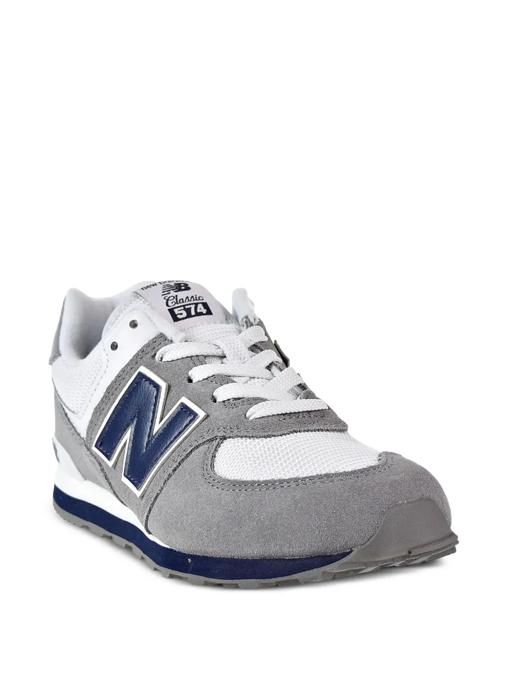 New Balance Kids 574 logo sneakers Grijs