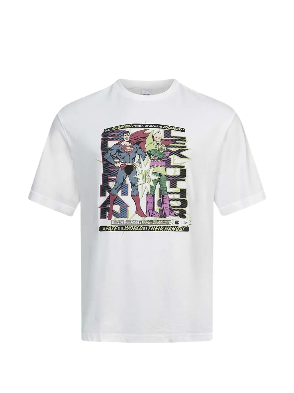 Reebok x DC Superman graphic T-shirt - Bianco