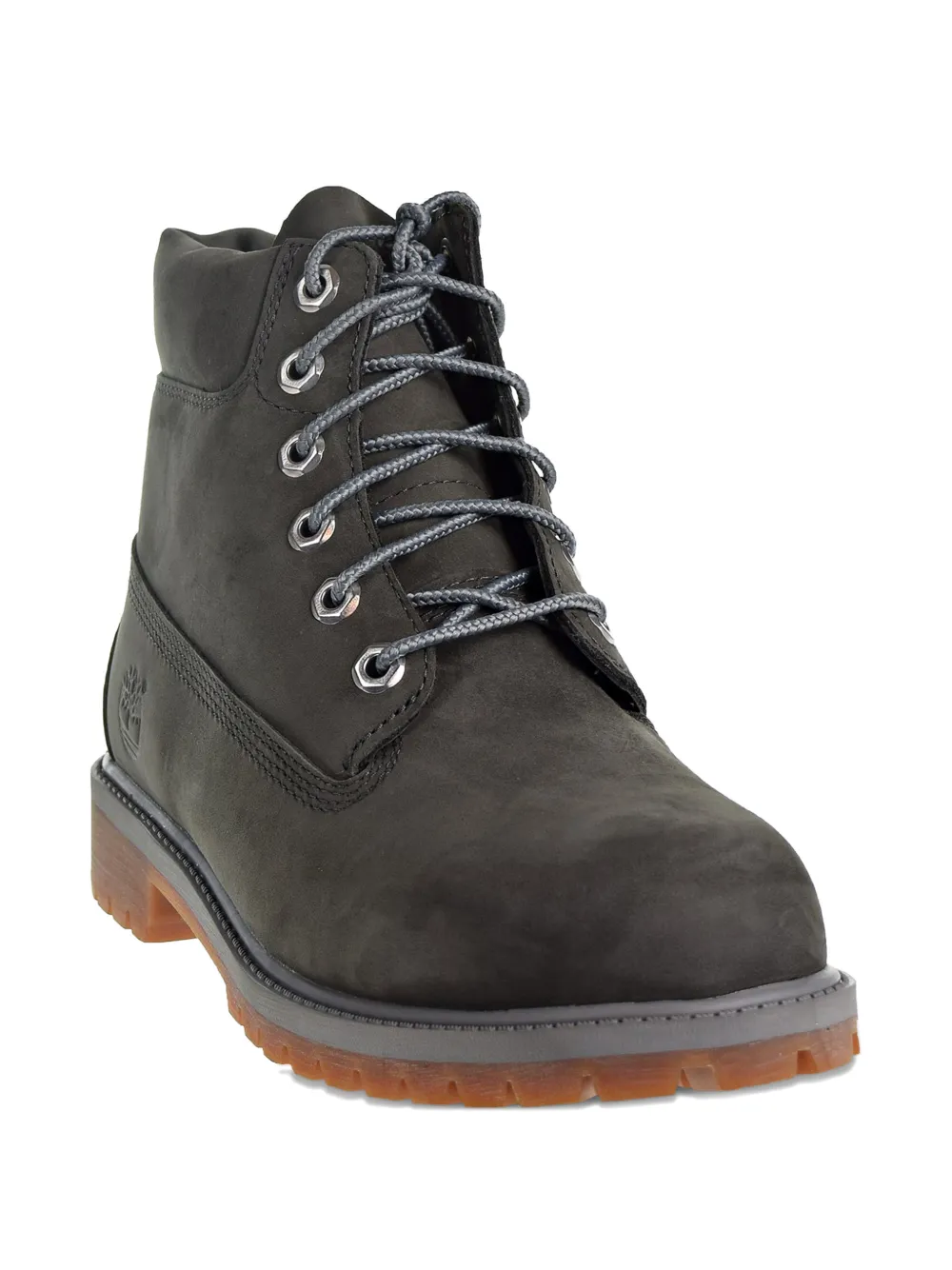 Timberland Kids lace-up hiking boots - Grigio