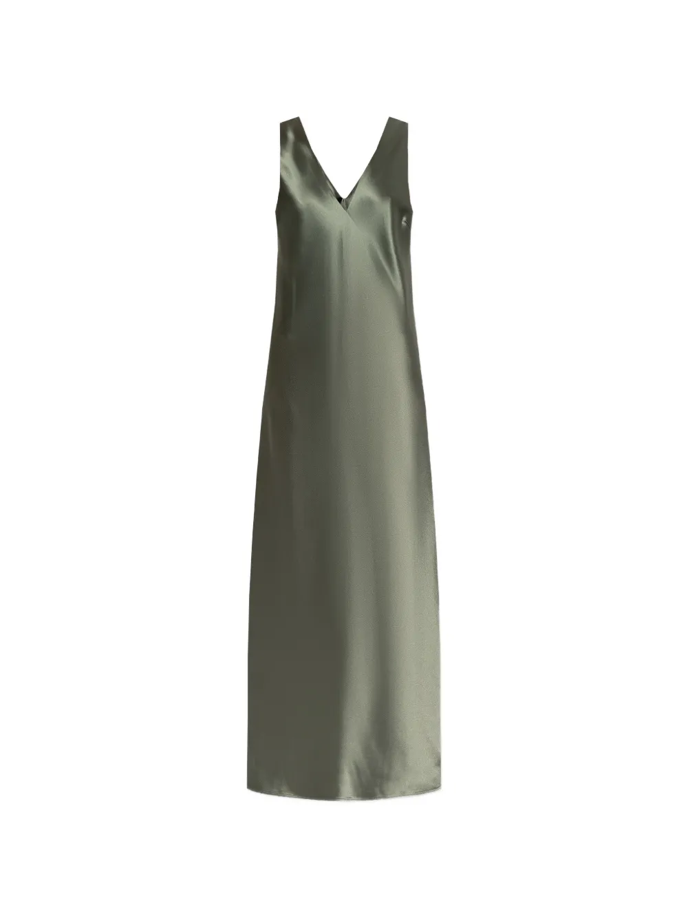 By Malene Birger Levita V-neck dress - Verde
