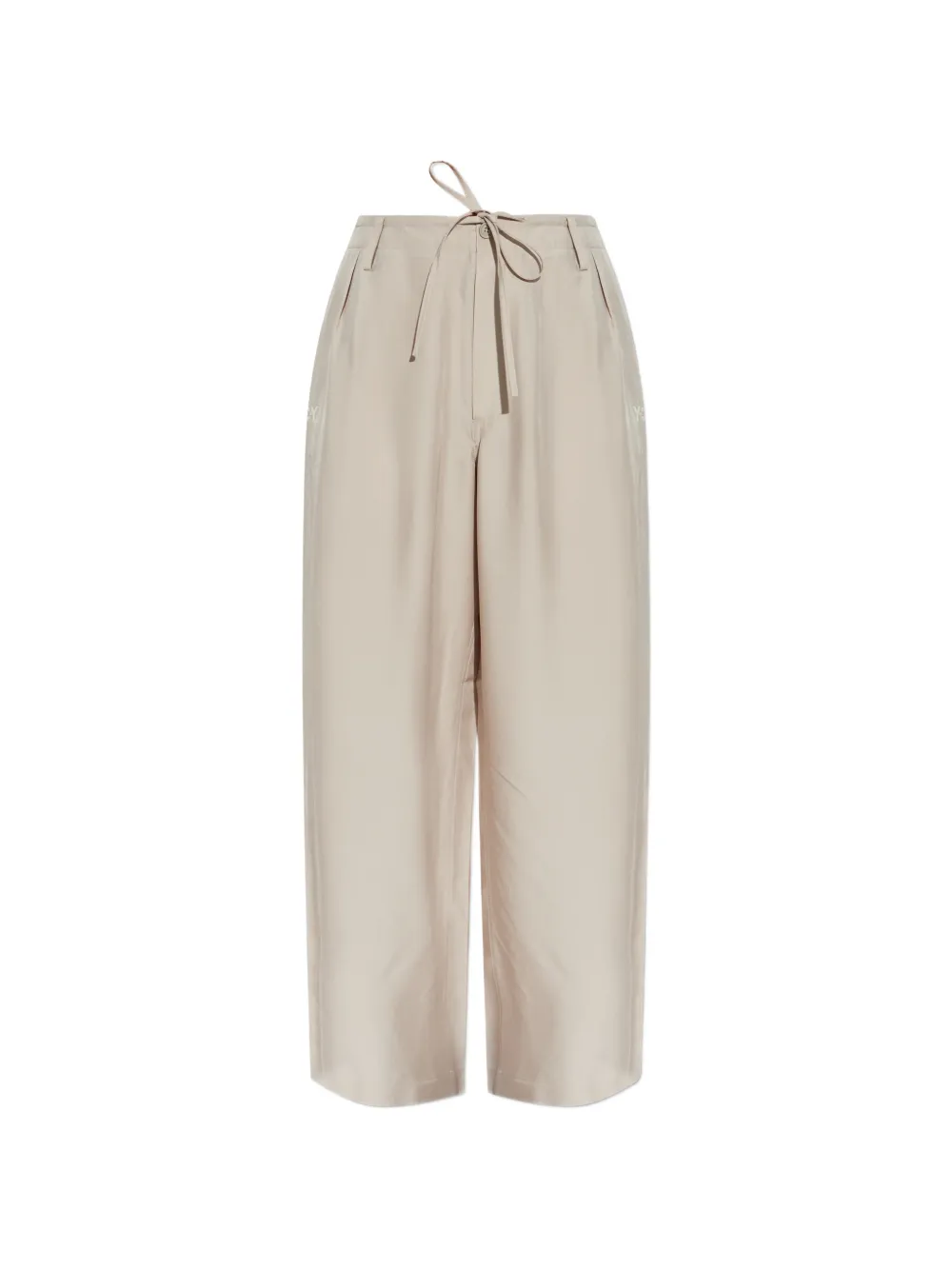 Y-3 drawstring trousers - Toni neutri