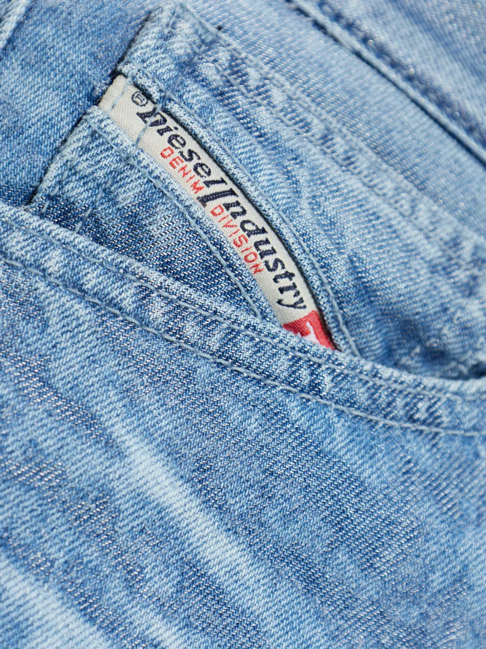 Diesel 1971 D-Sent straight jeans Blauw