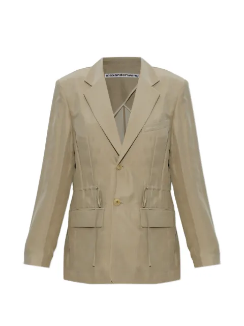 Alexander Wang drawstring pocket blazer