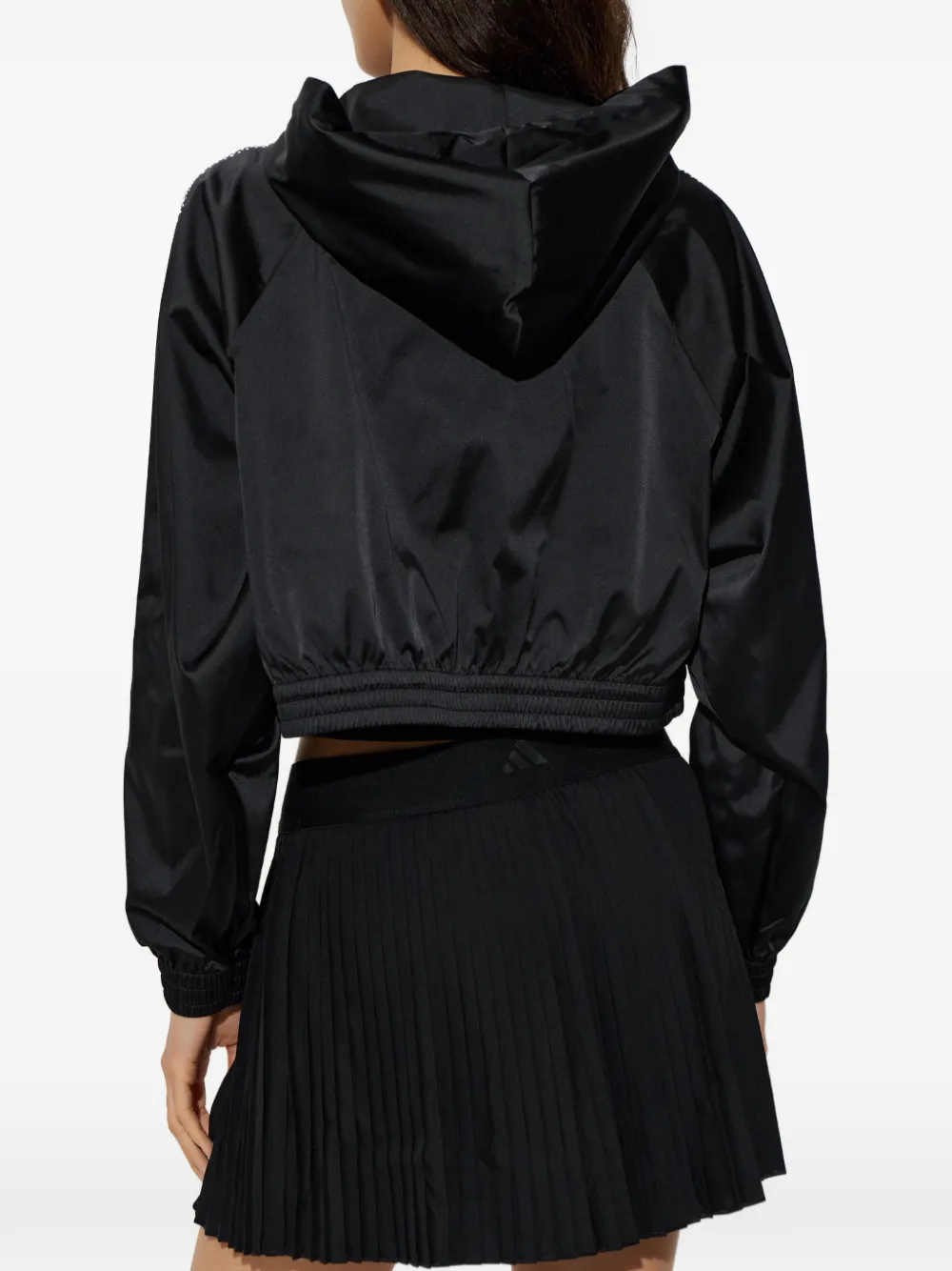 adidas Hoodie met rits Zwart