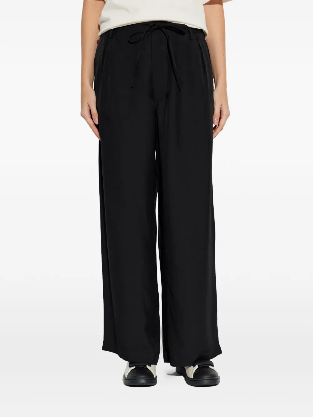  Y-3 Ut Wide-leg Trousers - Black 