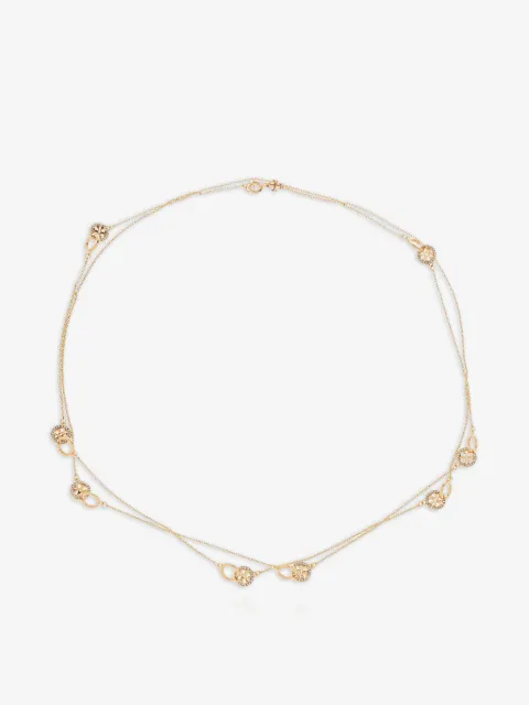 Tory Burch collar largo con motivo redondo