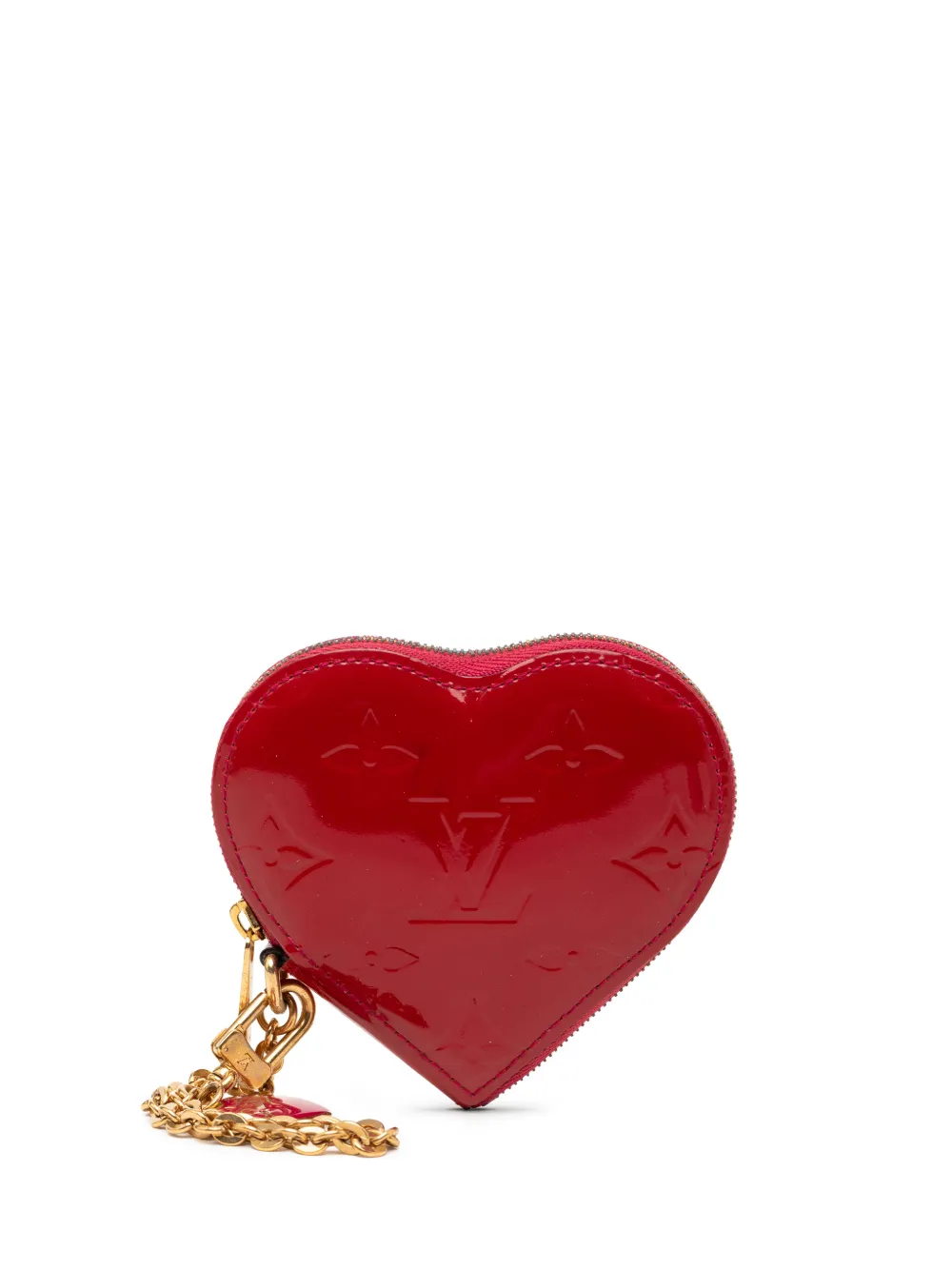 Louis Vuitton Pre-Owned 2012 Monogram Vernis Heart Purse coin pouch - Rosso
